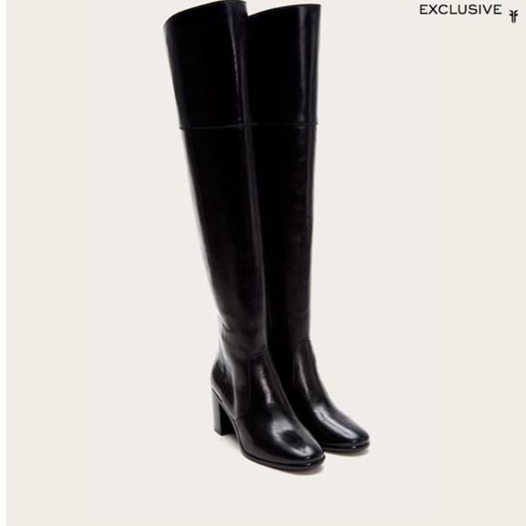 NEW, NEVER BEEN WORN FRYE BLACK BOOTS - Picture 3 of 8